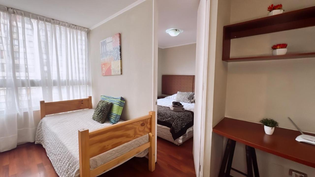 Apartamentos Bulnes 圣地亚哥 外观 照片