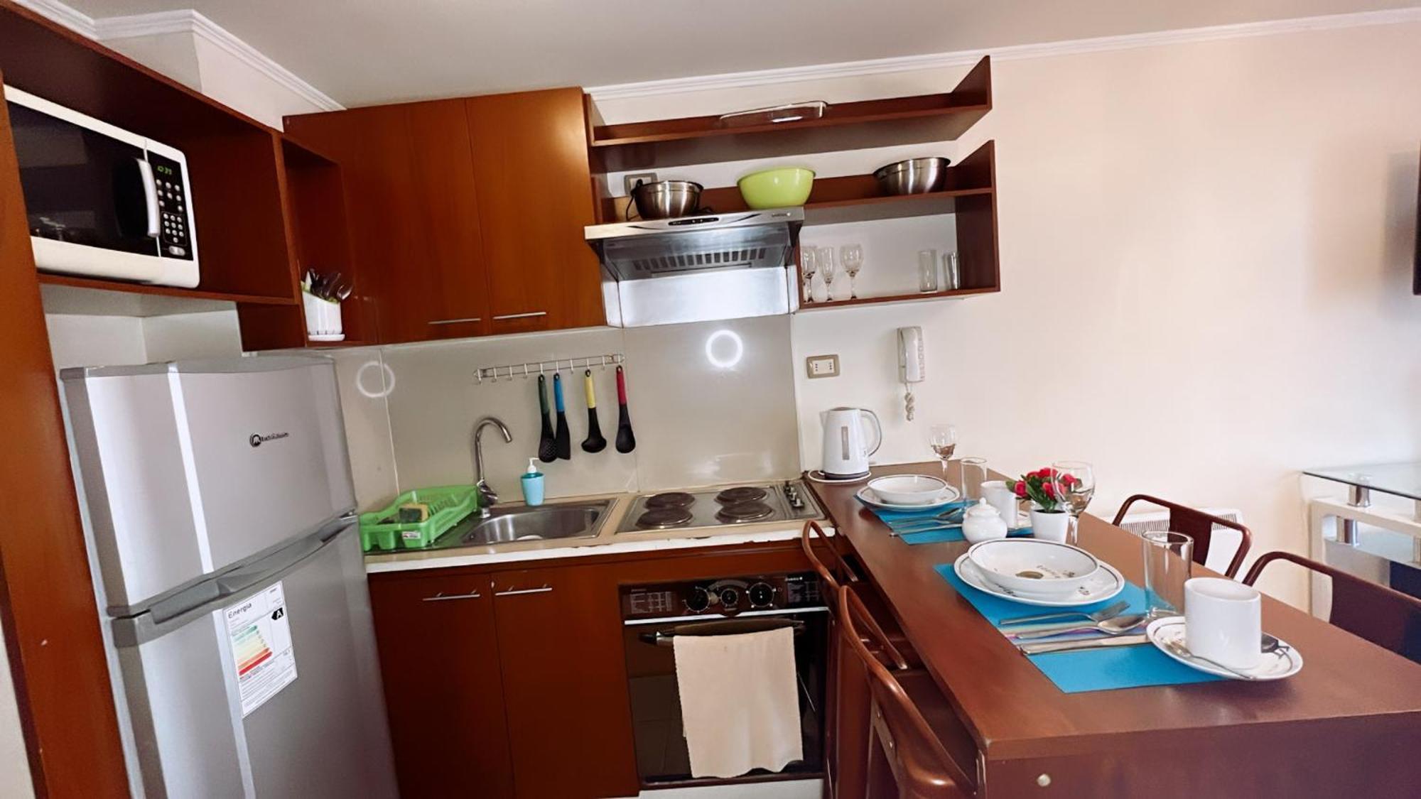 Apartamentos Bulnes 圣地亚哥 外观 照片