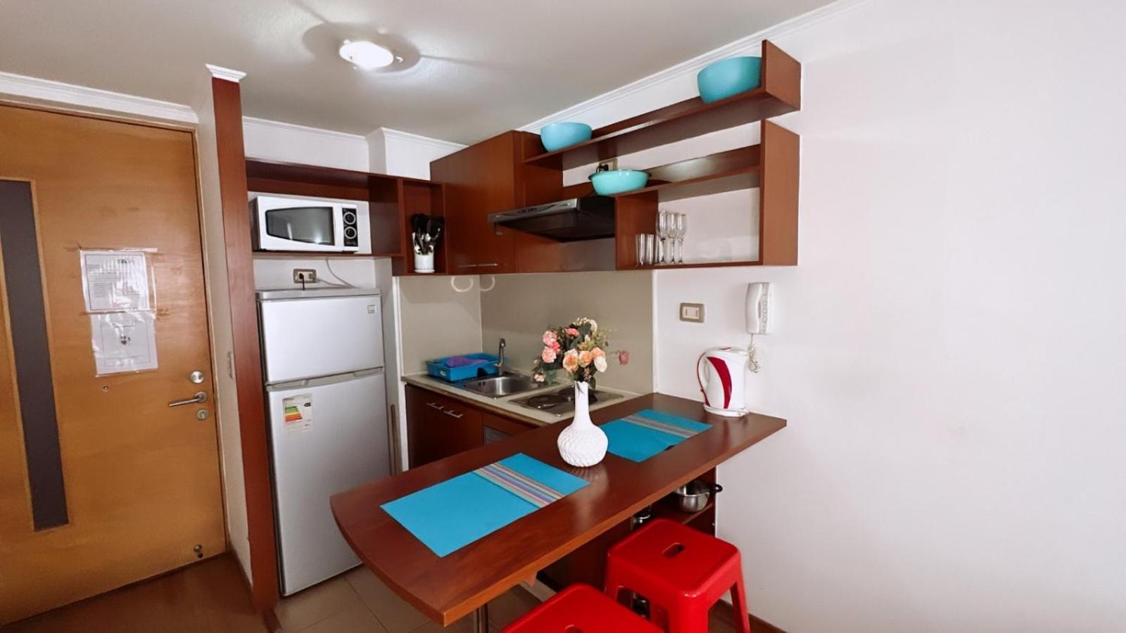 Apartamentos Bulnes 圣地亚哥 客房 照片