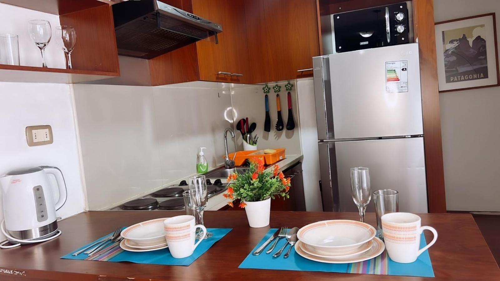 Apartamentos Bulnes 圣地亚哥 客房 照片